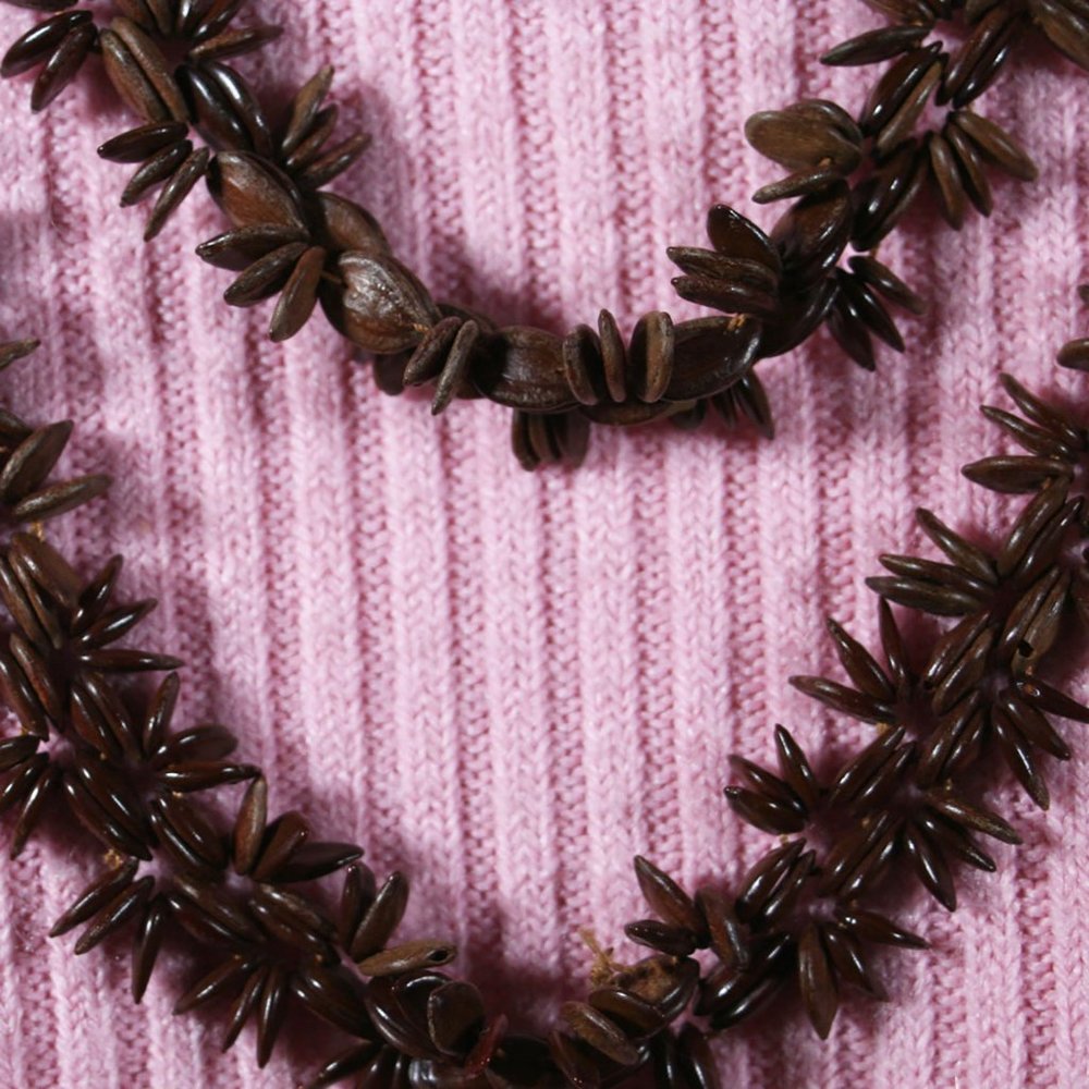 Vintage Appleseed Long Necklace